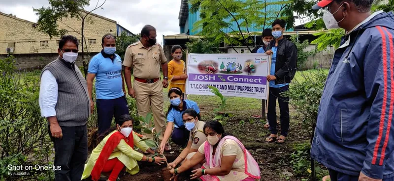 Tree Plantation in Rural Maharashtra